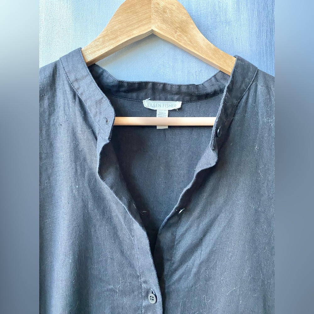 Eileen Fisher Black Mini Dress - Picture 3 of 8